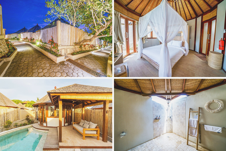 vila aesthetic di Nusa Ceningan dan Nusa Lembongan