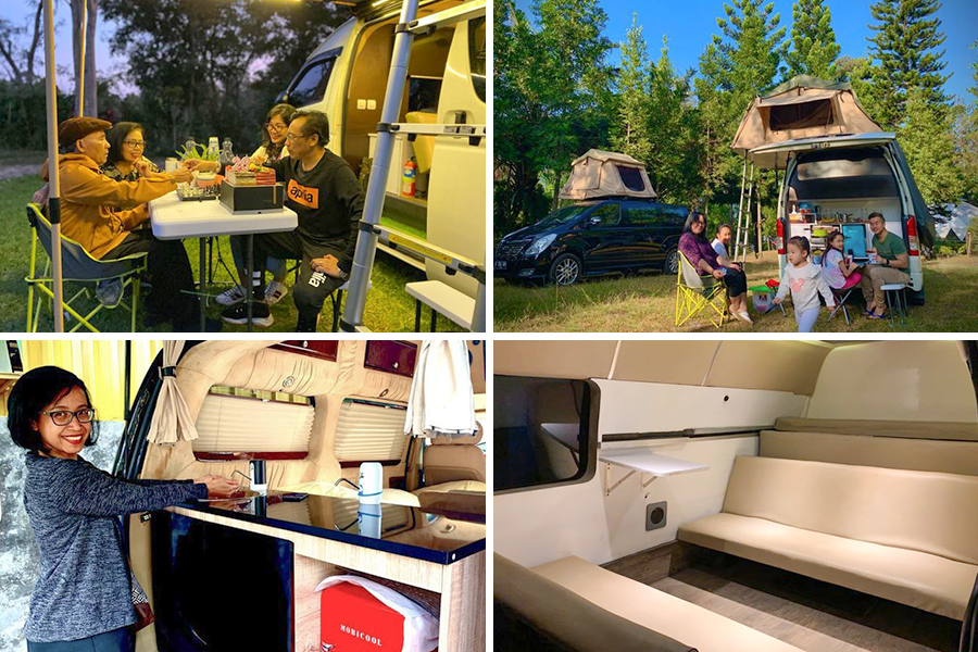 van camping