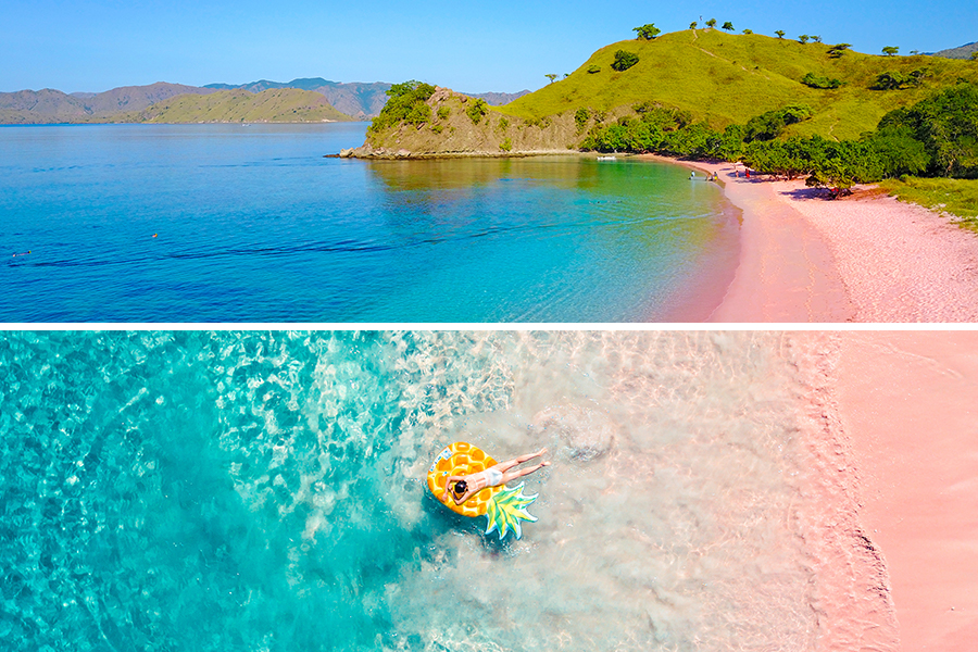 pink beach
