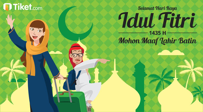 Eid Mubarak Greetings From Tiket.com Family