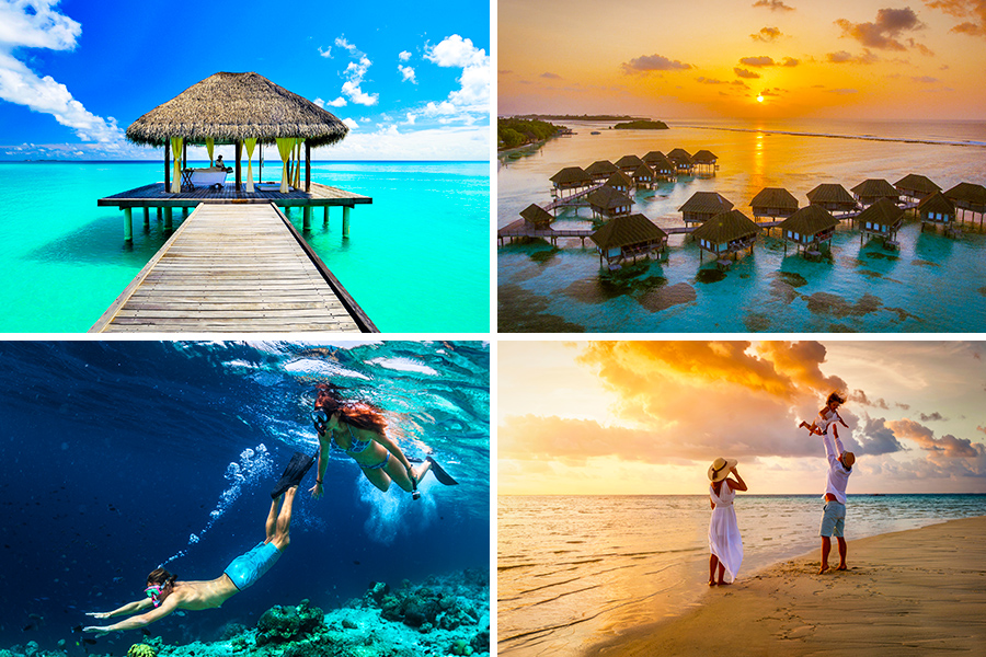 negara romantis di dunia - Maldives