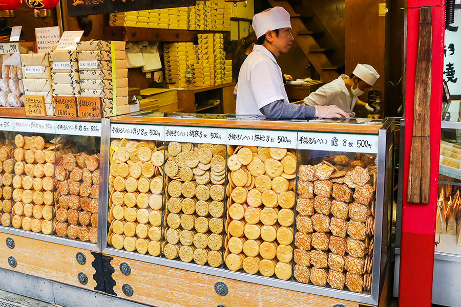 Tasty Japanese snacks