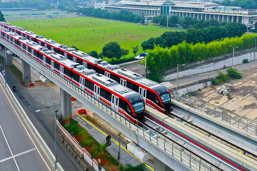 peta rute lrt jabodebek