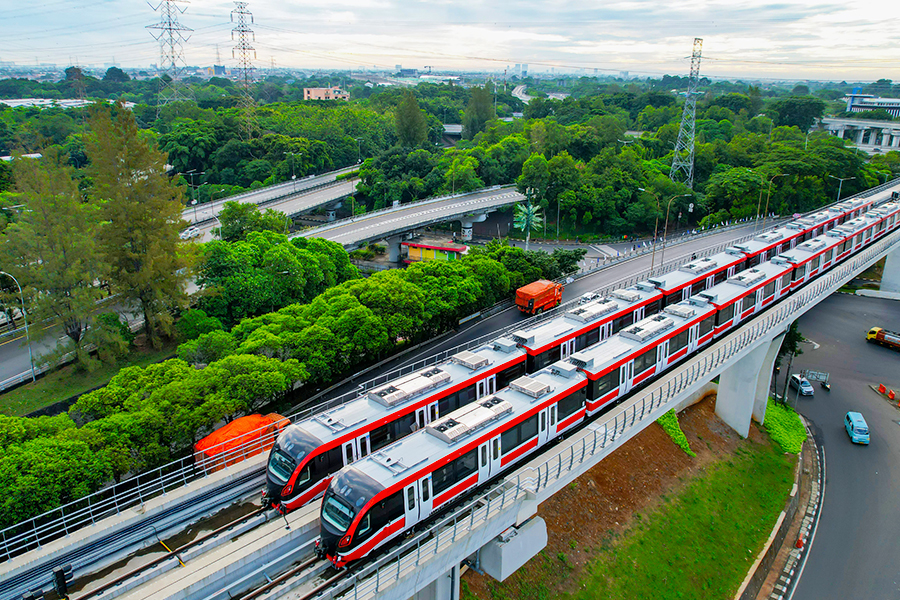 peta rute lrt jabodebek