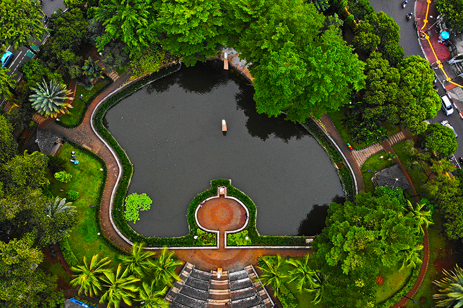 taman kota di jakarta - Taman Ayodya