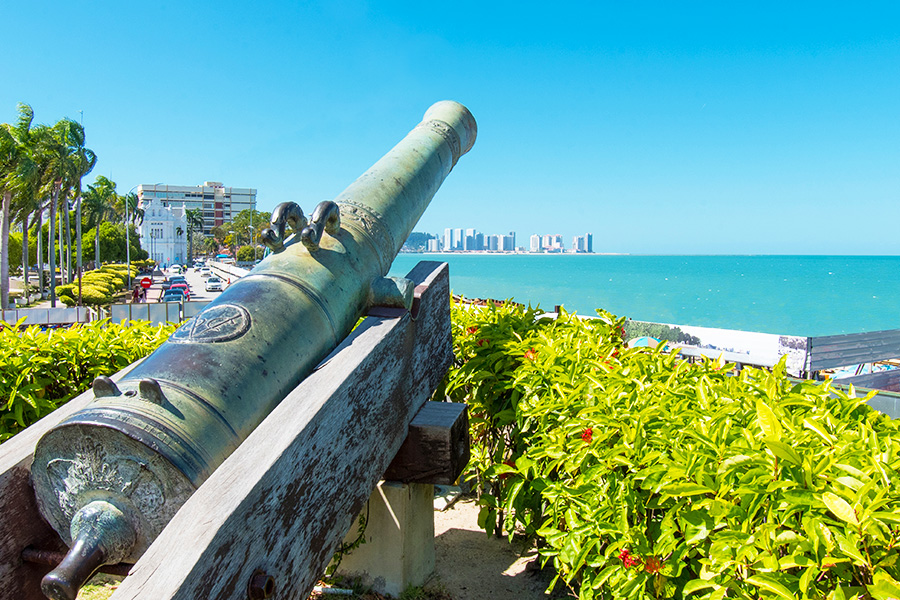 wisata keluarga di penang - Fort Cornwallis