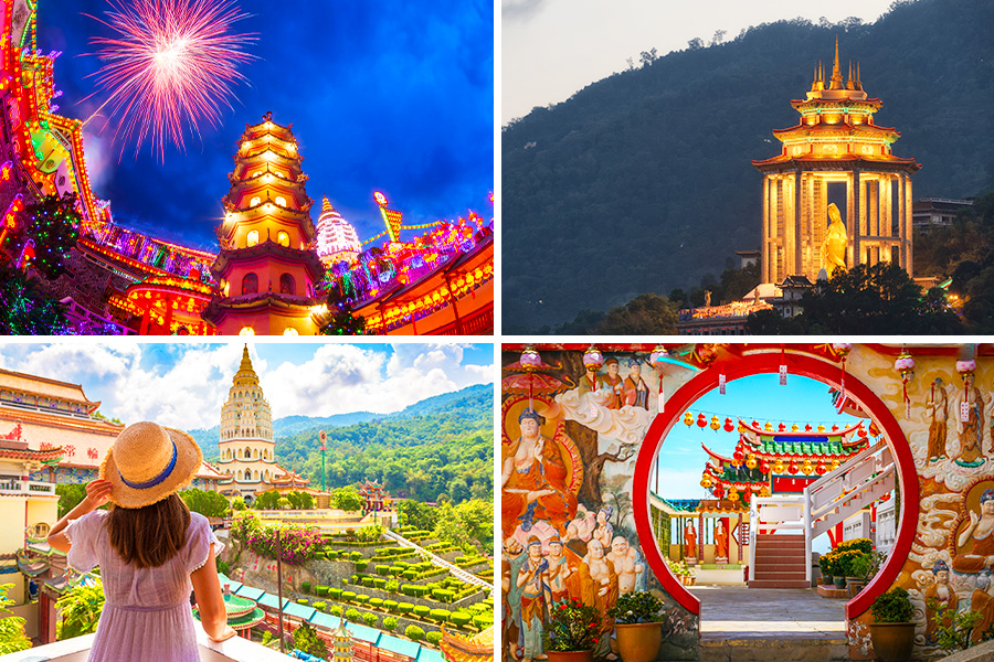 wisata keluarga di penang - Kek Lok Si Temple