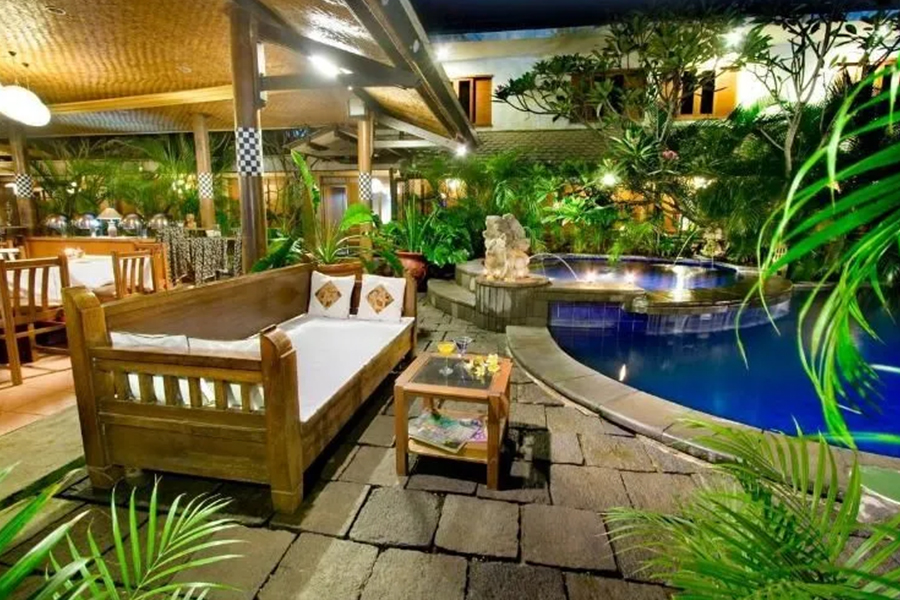 hotel di pangandaran view laut - Nyiur Indah Beach Hotel