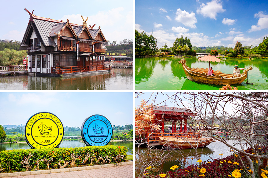 wisata alam bandung - Bandung Floating Market