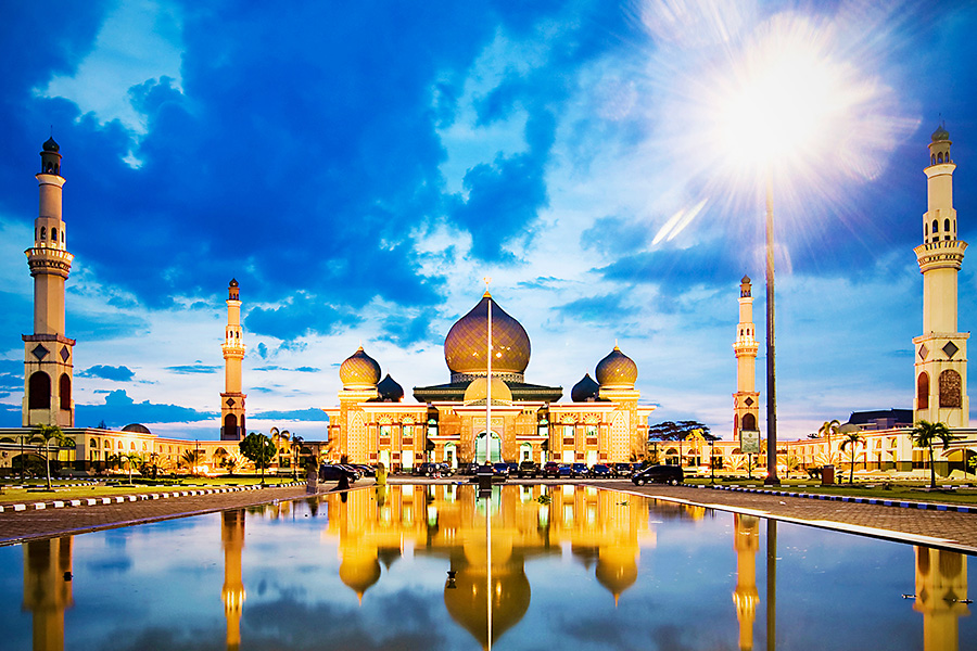 tempat wisata di pekanbaru - Masjid An-Nur Pekanbaru