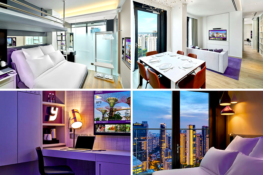 hotel keluarga di singapore - Yotel Singapore Orchard Road