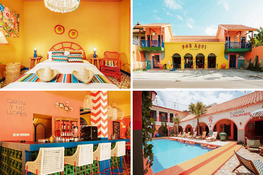 hotel estetik di jogja - Por Aqui Stay Dine
