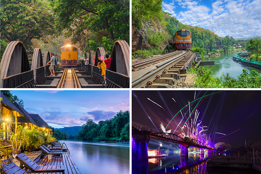 wisata alam di thailand - Sungai Kwai