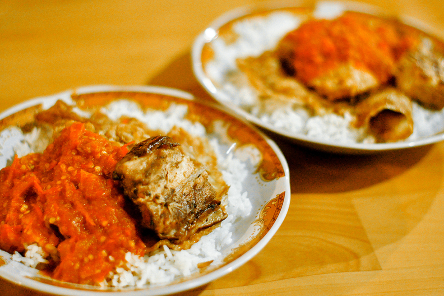 kuliner di surabaya - sego sambel mak yeye