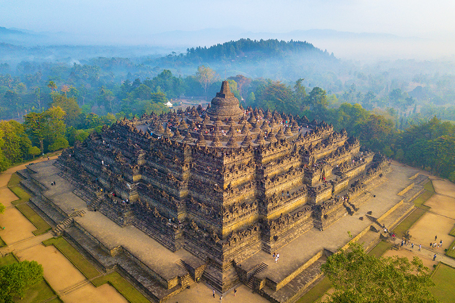 candi di indonesia - candi borobudur