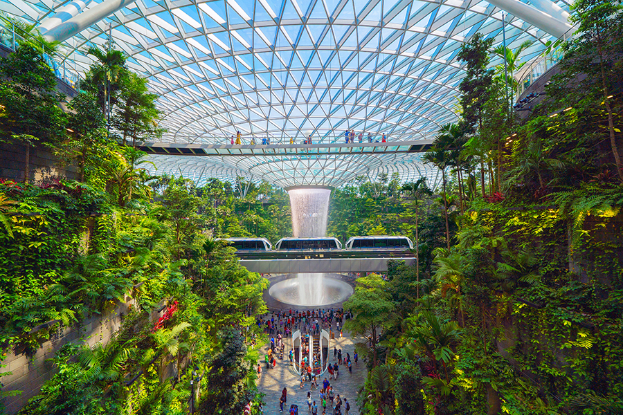 tempat wisata di singapore - Jewel Changi Airport