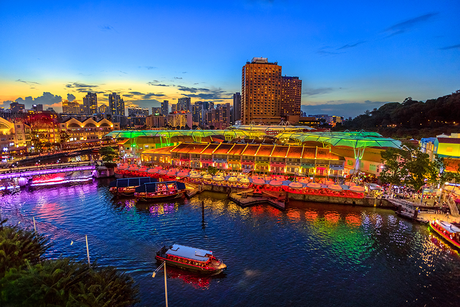 tempat wisata di singapore - Clarke Quay