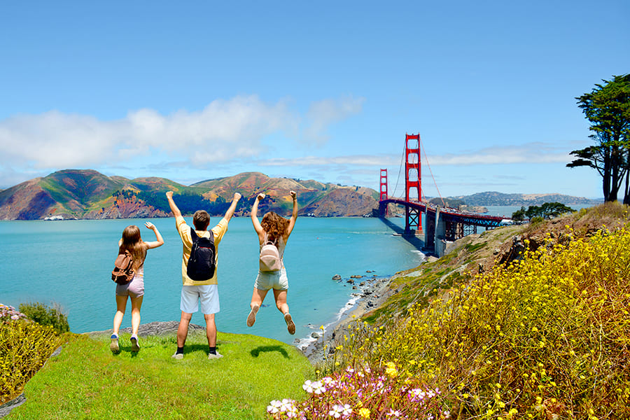 tempat wisata di san francisco - Jembatan Golden Gate