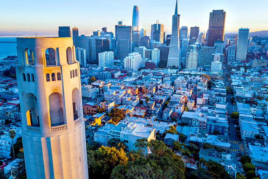 tempat wisata di san francisco - Coit Tower