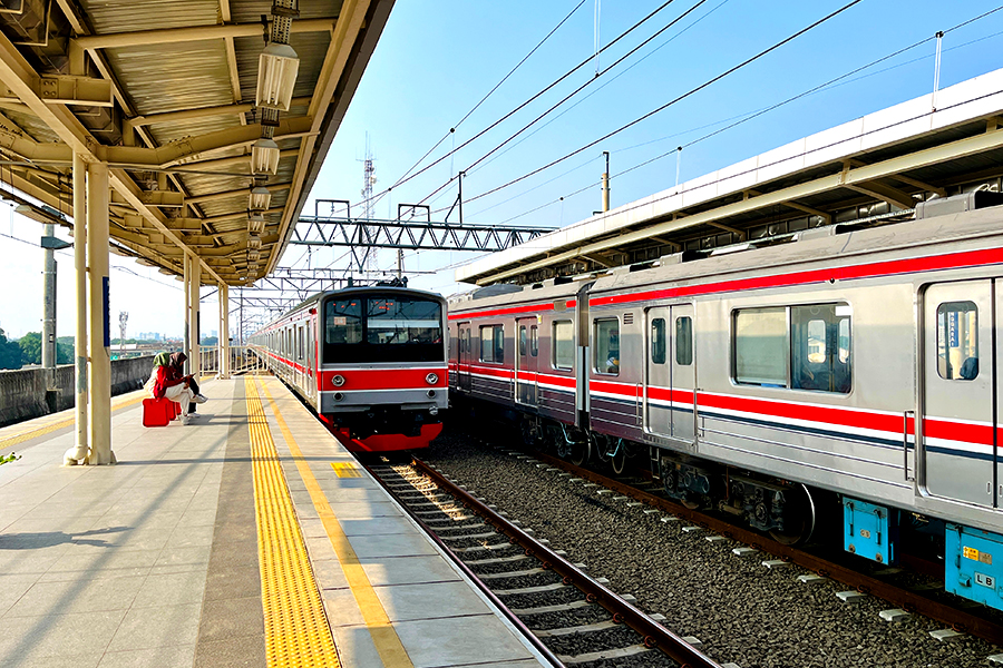 cara naik krl