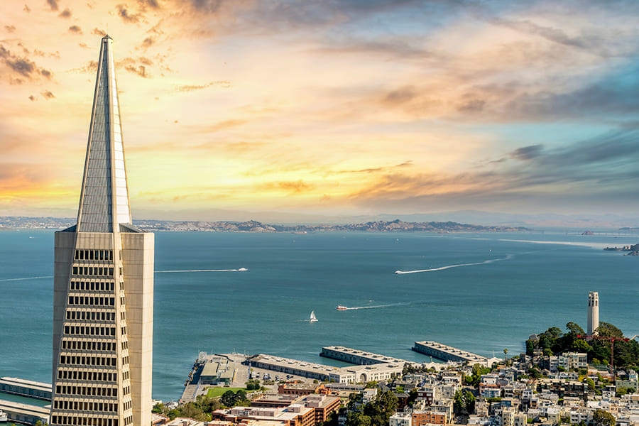tempat wisata di san francisco - Transamerica Pyramid