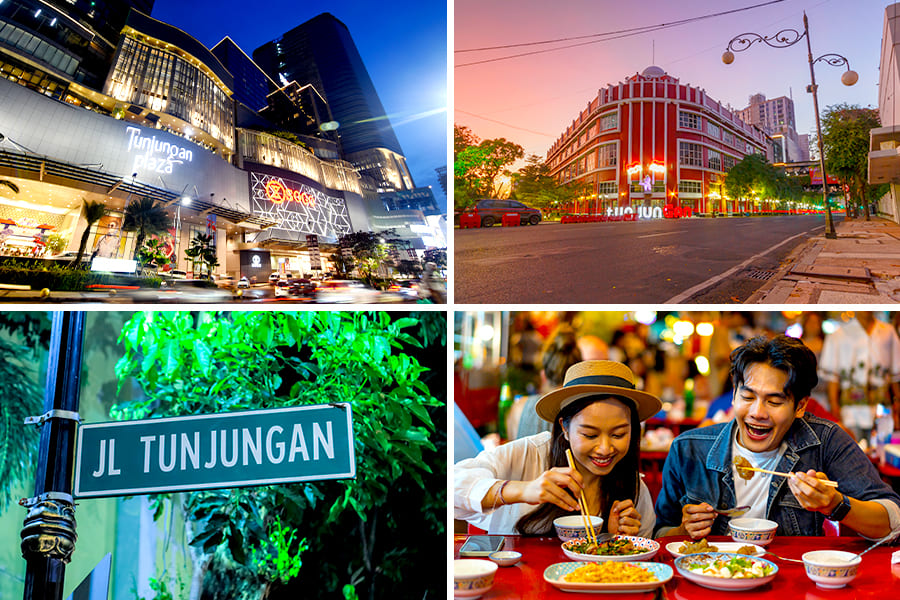 wisata malam surabaya - Jalan Tunjungan