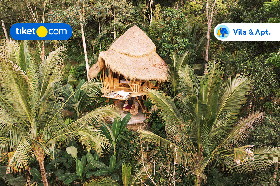 Vila Tersembunyi di Bali dengan Konsep Alam, Ada di Tengah Hutan!