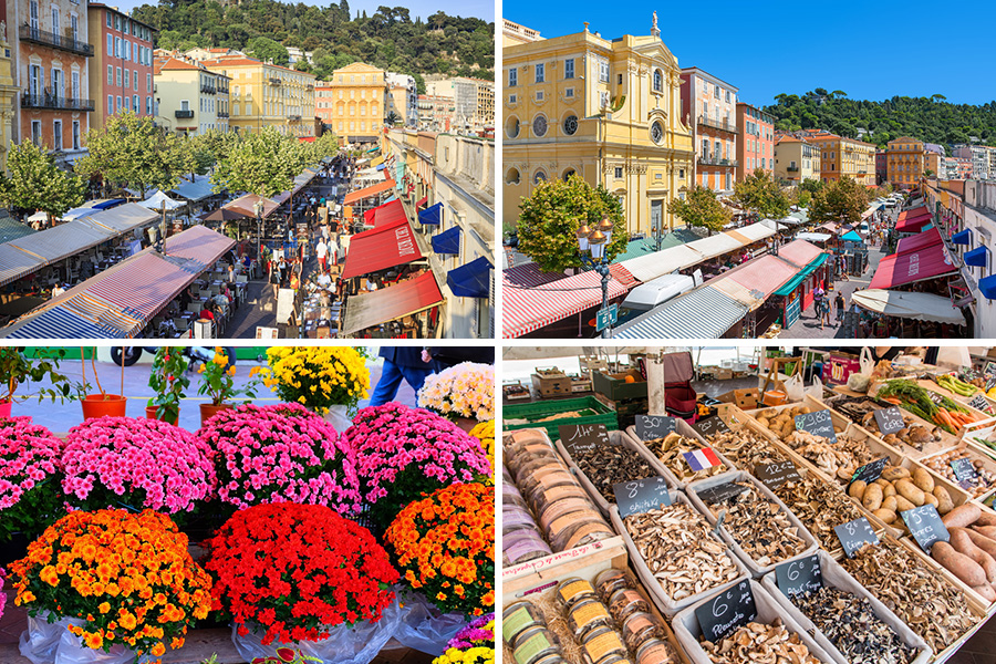 France Itinerary - Cours Saleya Market