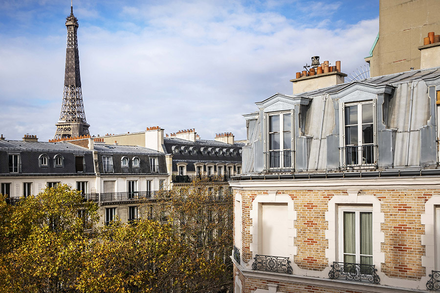 Hotel di Paris Pemandangan Menara Eiffel - Hotel Relais Bosquet