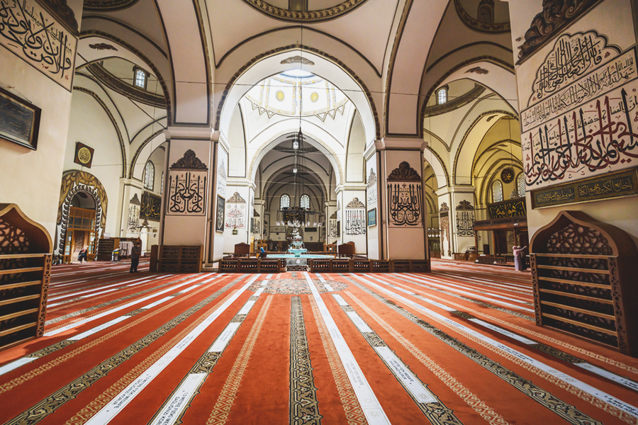 bursa turkey - Grand Mosque (Ulu Camii) of Bursa