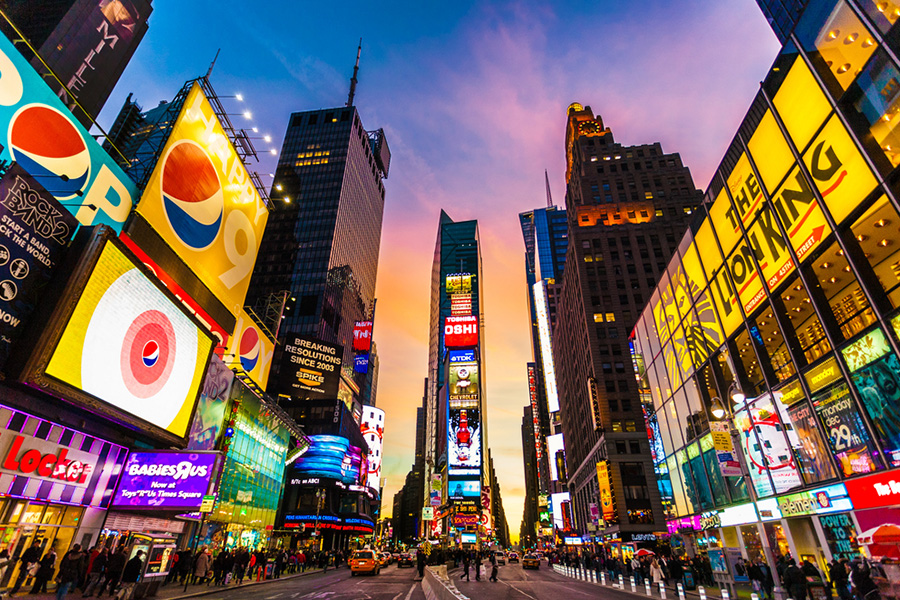 time squares, nyc
