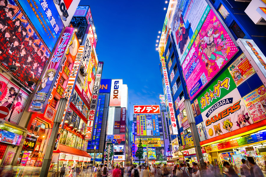 aesthetic capital cities in the world - tokyo