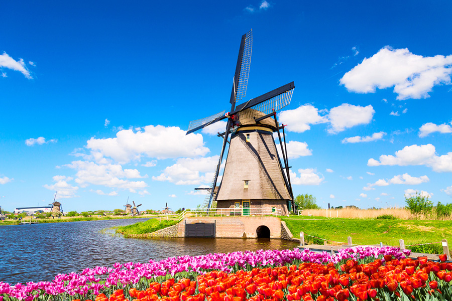 kinderdijk village