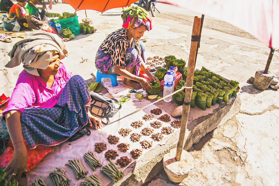 Kadelang traditional market