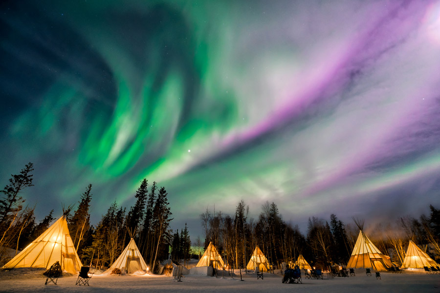 Canada during winter