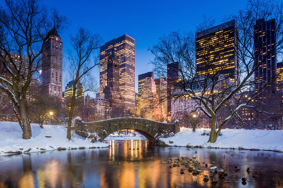 USA during Winter