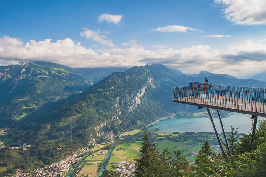 Harder kulm, switzerland