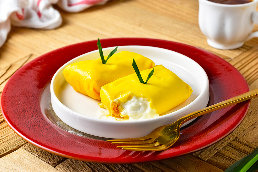 oleh oleh khas medan - Pancake Durian Mei Cin