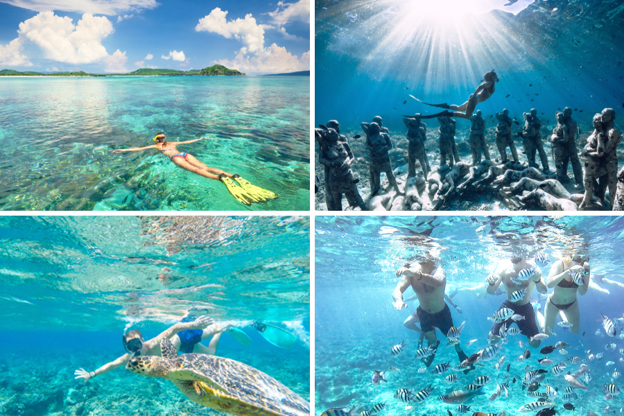 snorkeling in lombok