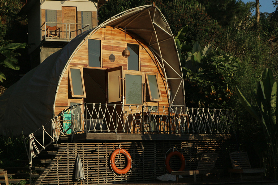 Rainforest Accommodations in Bandung - glamping legok kondang lodge
