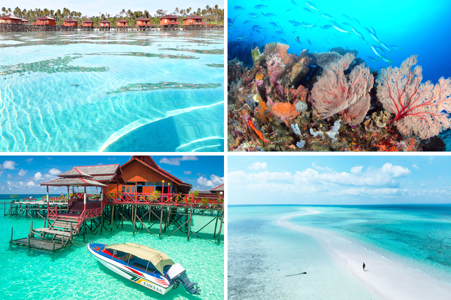 beaches in derawan islands