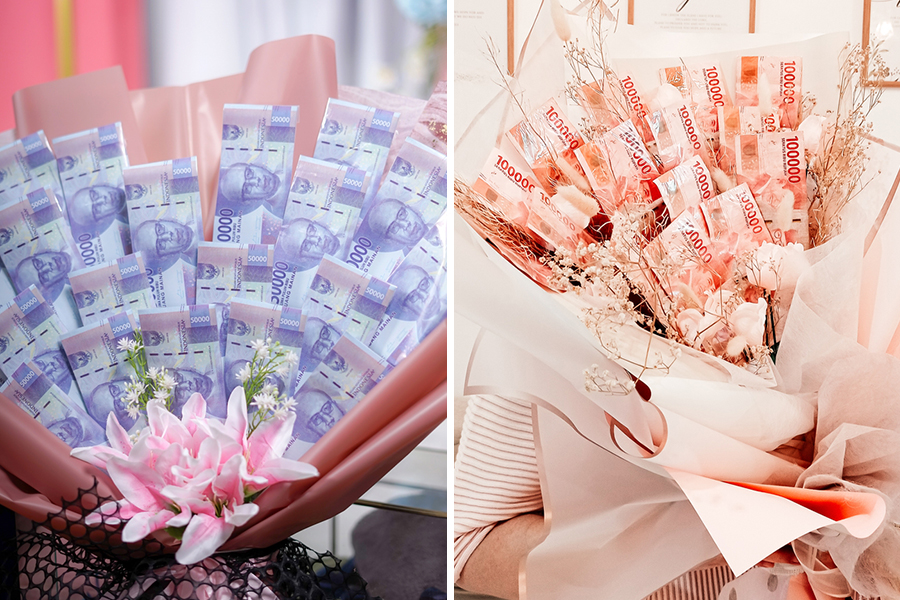 money bouquet