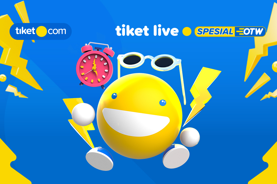 Nonton Keseruan tiket live di Aplikasi tiket.com, Banjir Hadiaaah!??