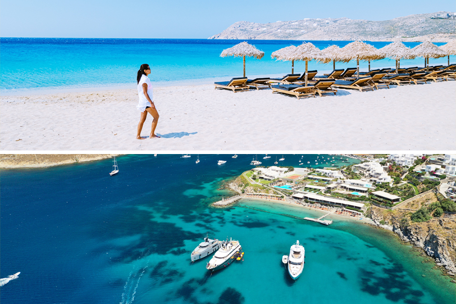 ornos beach