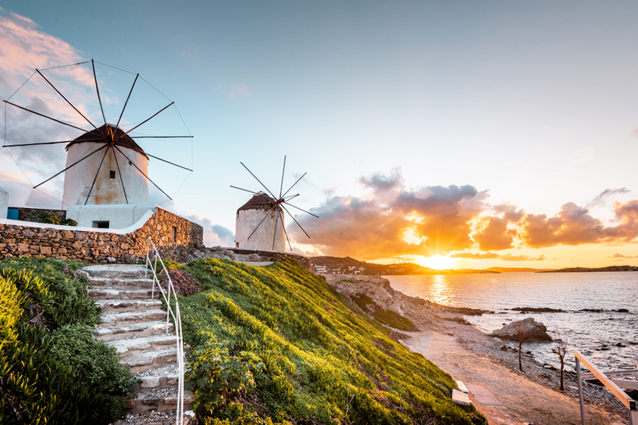 mykonos windmills