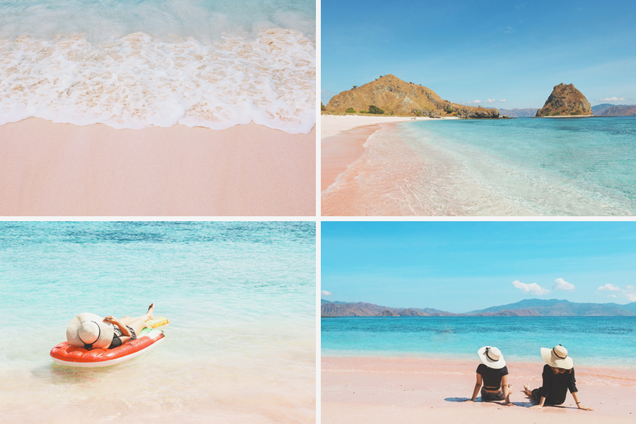 pink beach labuan bajo