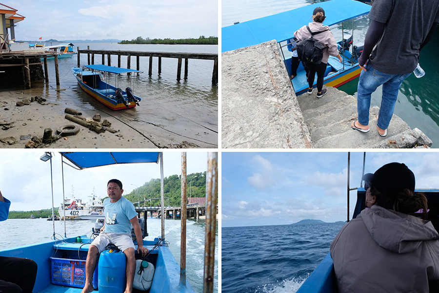 Wisata ke Pulau Lihaga - Naik Kapal Motor