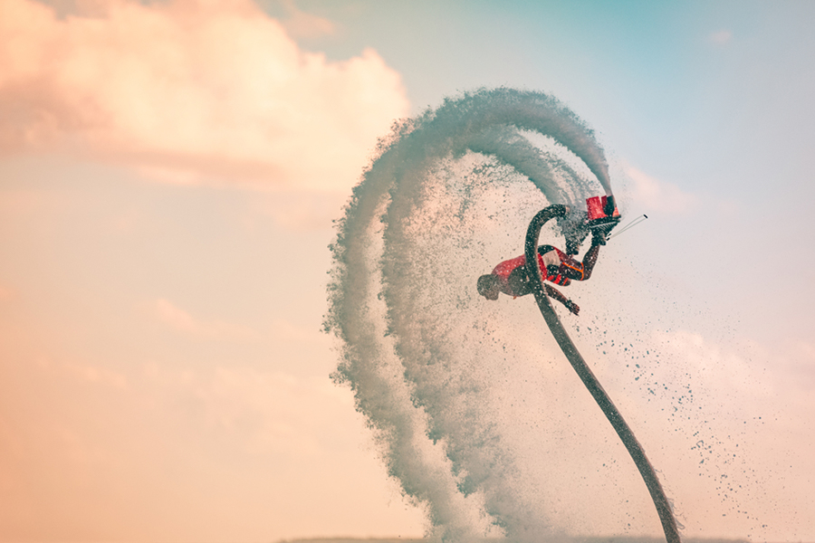 flyboarding in bali