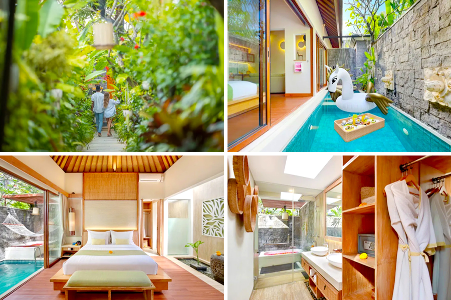 villa floating breakfast bali - Ini Vie Villa LegianÂ