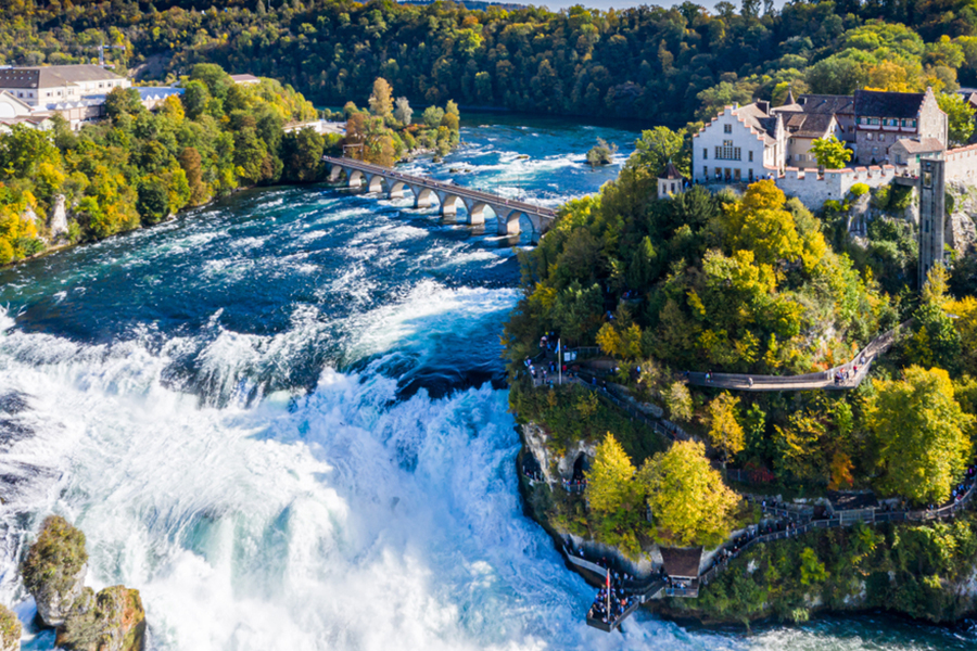 Magical Destinations in Switzerland - rhine falls